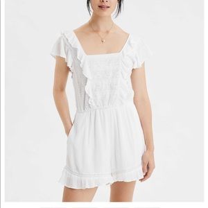 White American Eagle Romper